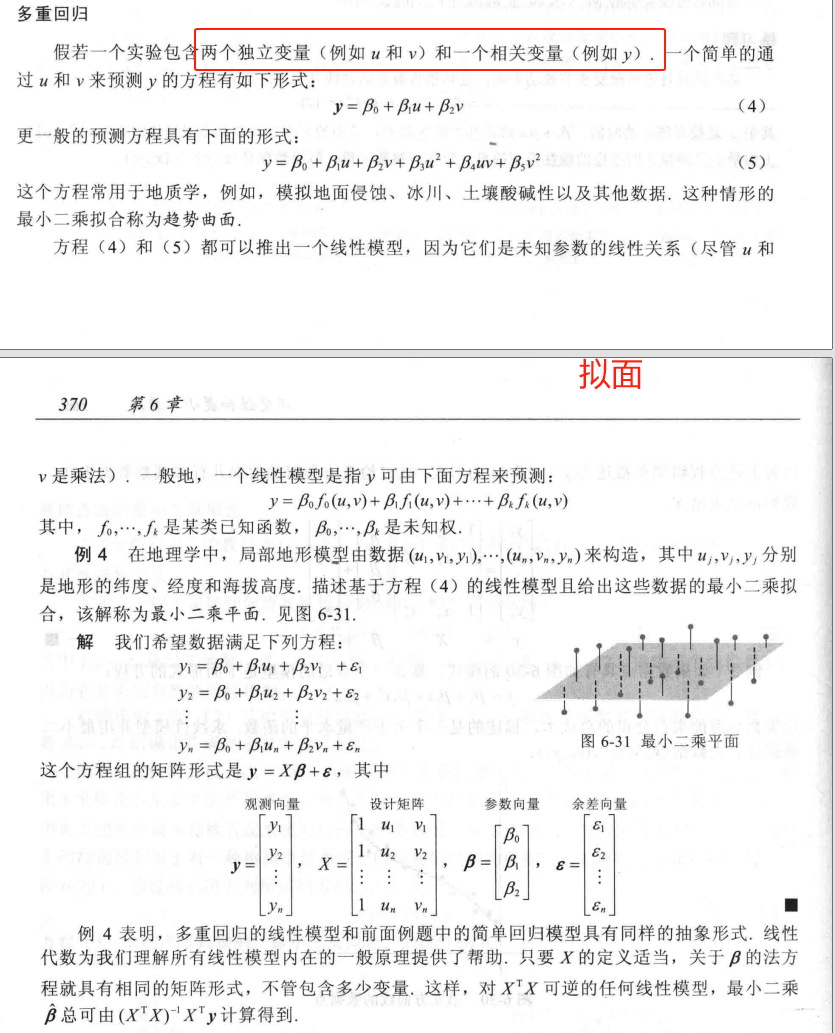 13、最小二乘_拟面